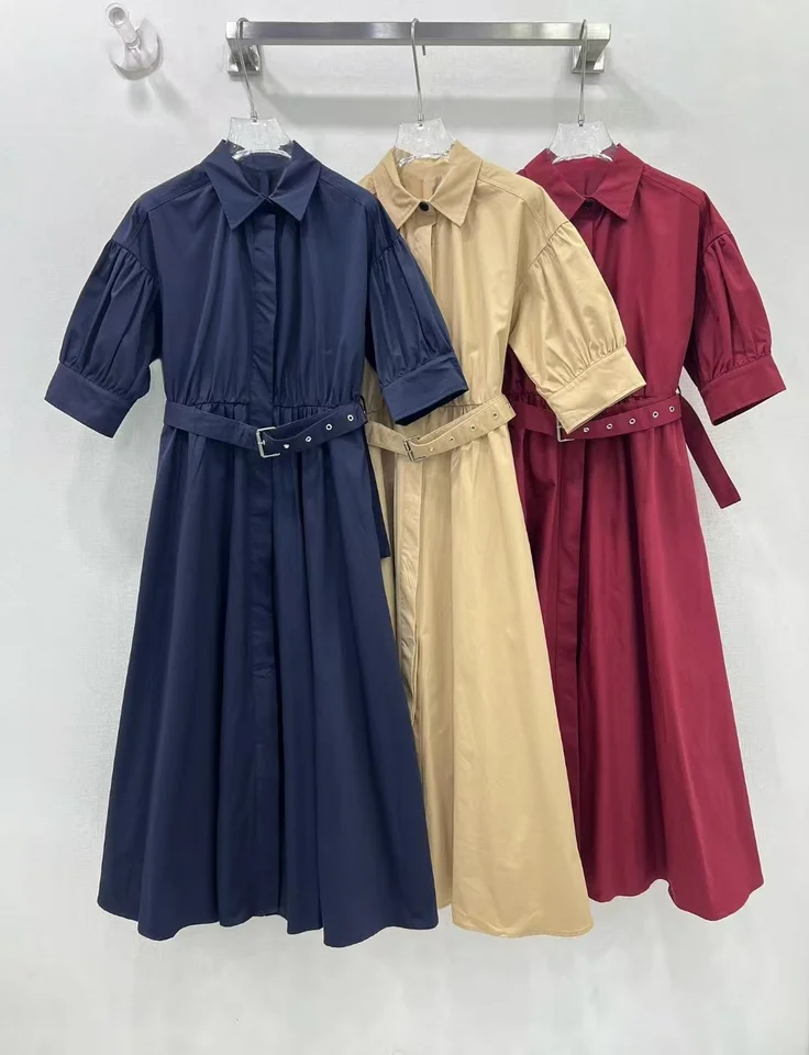 Prispôsobené špičkové dámske klopy Bubble Ruckve Dress Elegantné dizajnérske módne odevy