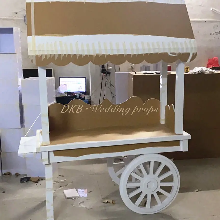 Prispôsobený dizajn potravinového nákladného vozidla Outdoor Mobile Catering Food Trailer Coffee Cart Cott Watch Trailer na svadbu