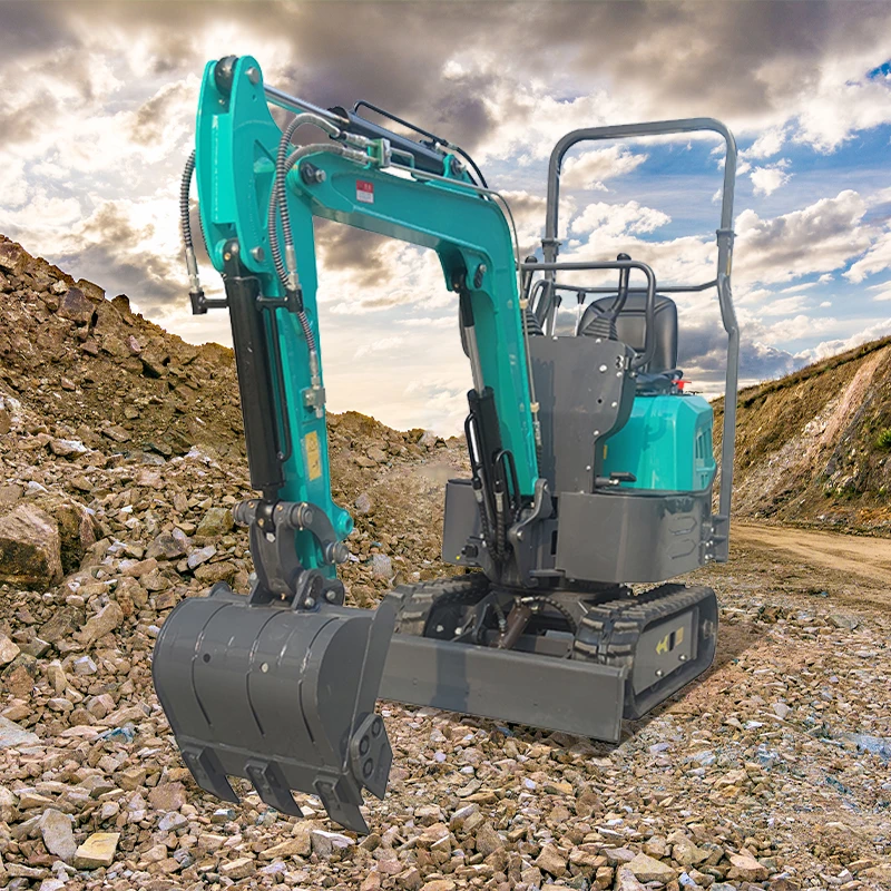 Prispôsobený hydraulický prehľadávač Small Digger 1000 kg EPA inžinierstvo drviace stroje nafty/benzín 1,2 ton Mini rýpadlo