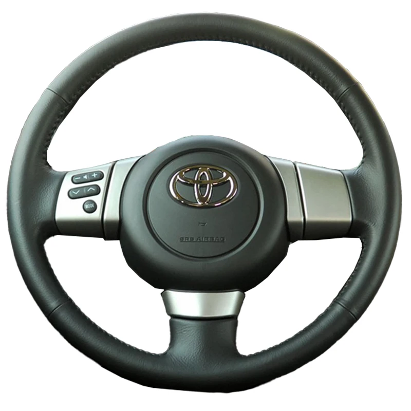 Prispôsobený kryt volantu automobilu pre Toyota FJ Cruiser 2006-2014 Čierna kožená vrkoč pre volant