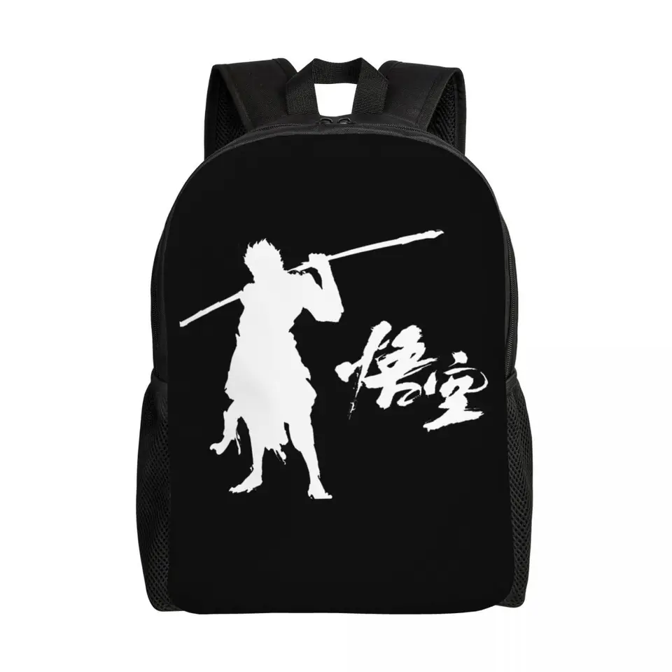 Prispôsobený mýtus Monkey King Wukong Mýtus a folklórne batohy Ženy Men Bookbag pre vysokú školu Lover Video Game Lover Gaming Bags
