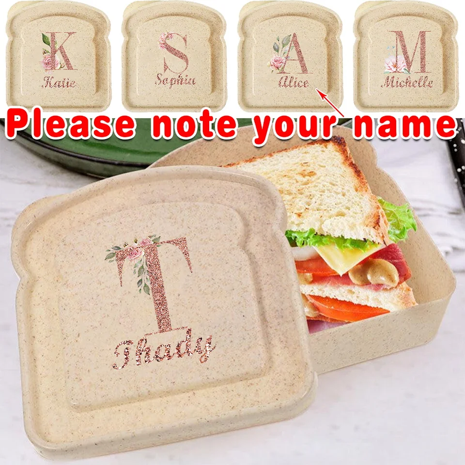 Prispôsobený názov Toast Bread Sandwich Bento Box Fresh Serveration Cany