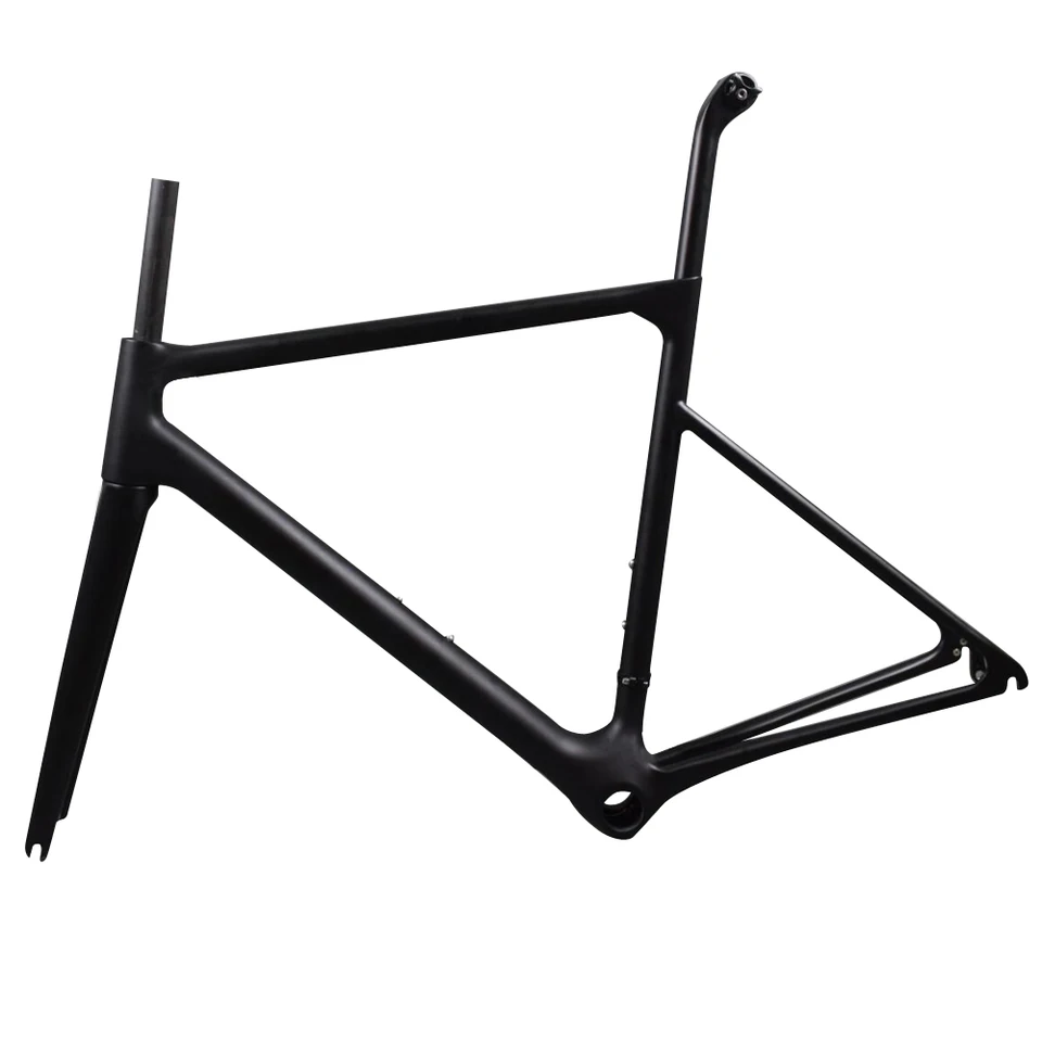 Prispôsobený rámec bicyklov z uhlíkových vlákien, maľovaný, T47, spodná konzola BSA, plne vnútorné smerovanie káblov