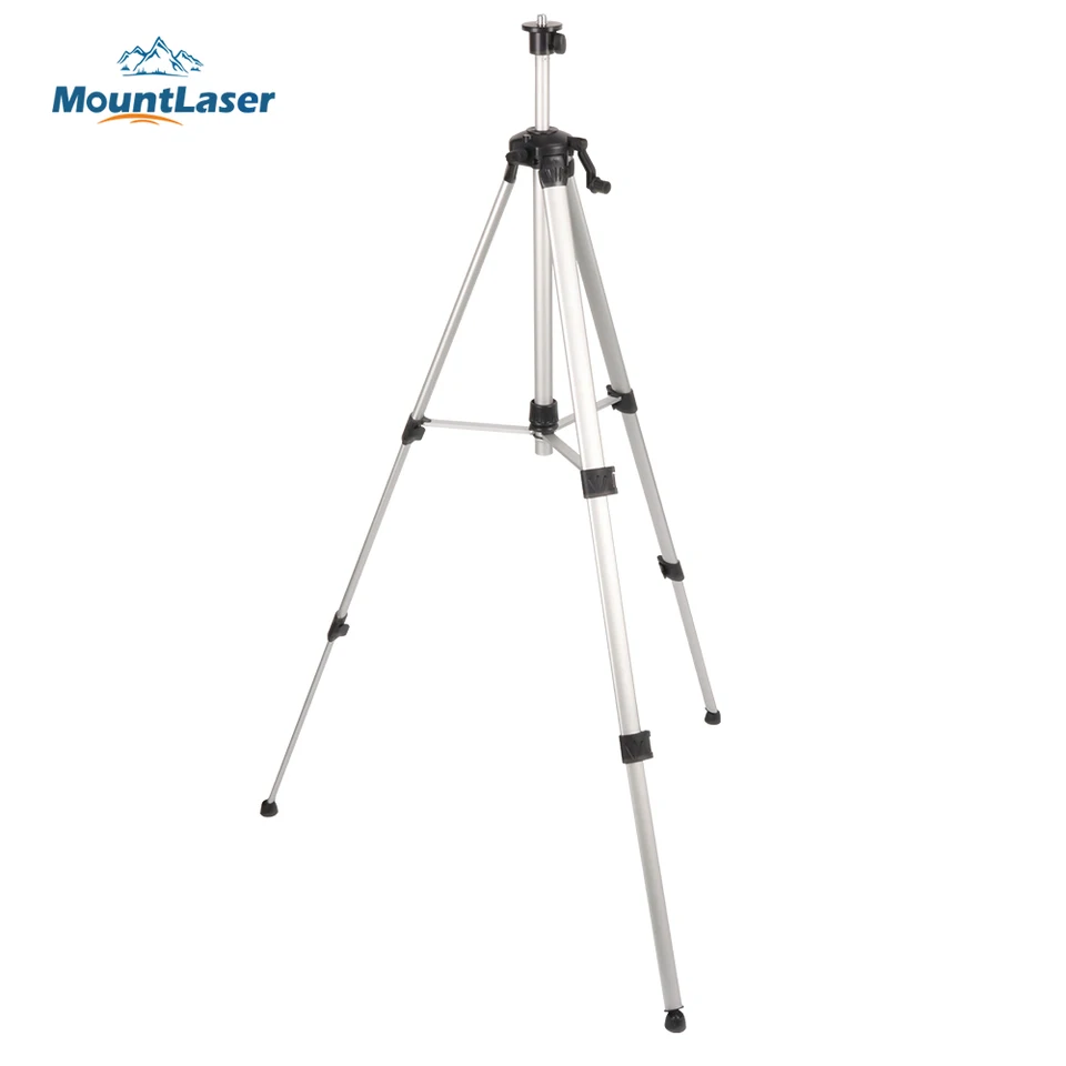 Prispôsobiteľná 1,5 m laserová úroveň nastaviteľná séria Strieborného statívu S2150 pre prieskum/fotoaparát/mobilný telefón
