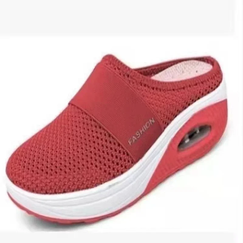 Prispôsobiteľné 2024 Nové Uzzdss Sandals Summer Ženy klinové sandále Vintage proti sklzu príležitostné ženské platformy retro topánky