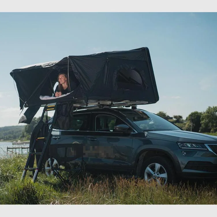 Prispôsobiť 4 osoby Strešné stane Skladba mäkkého škrupiny Car Roor Stan Camping 4x4 Kampovanie Top Roof Stan na predaj