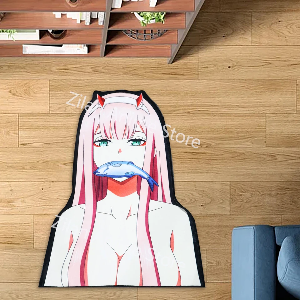 Prispôsobiť nepravidelné anime koberce nula Dar Darling vo franxx koberec koberca koberce na koberec pre domácnosť pre domáci dekor