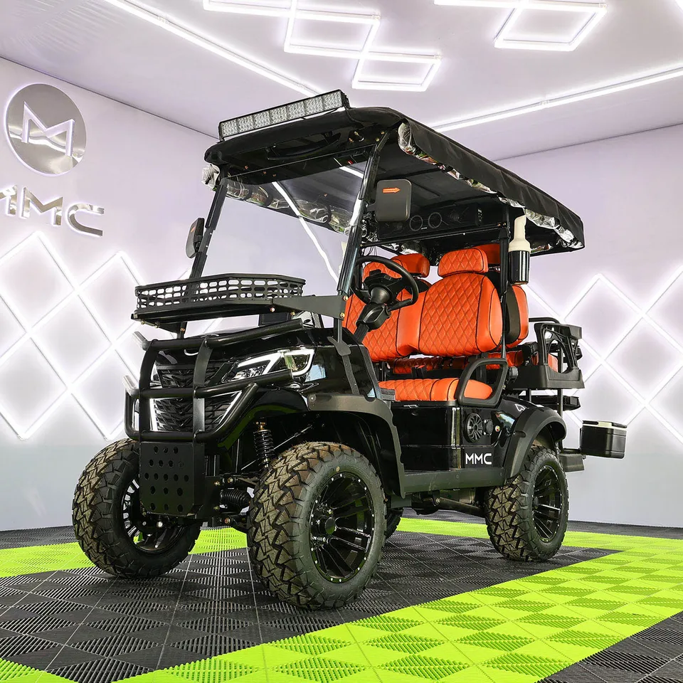 Prispôsobiť nové klubové prehliadky golfového automobilu 4/6 Seater 48v 60V Off-Road Solar 4 Wheel Drive Electric Golf Coth