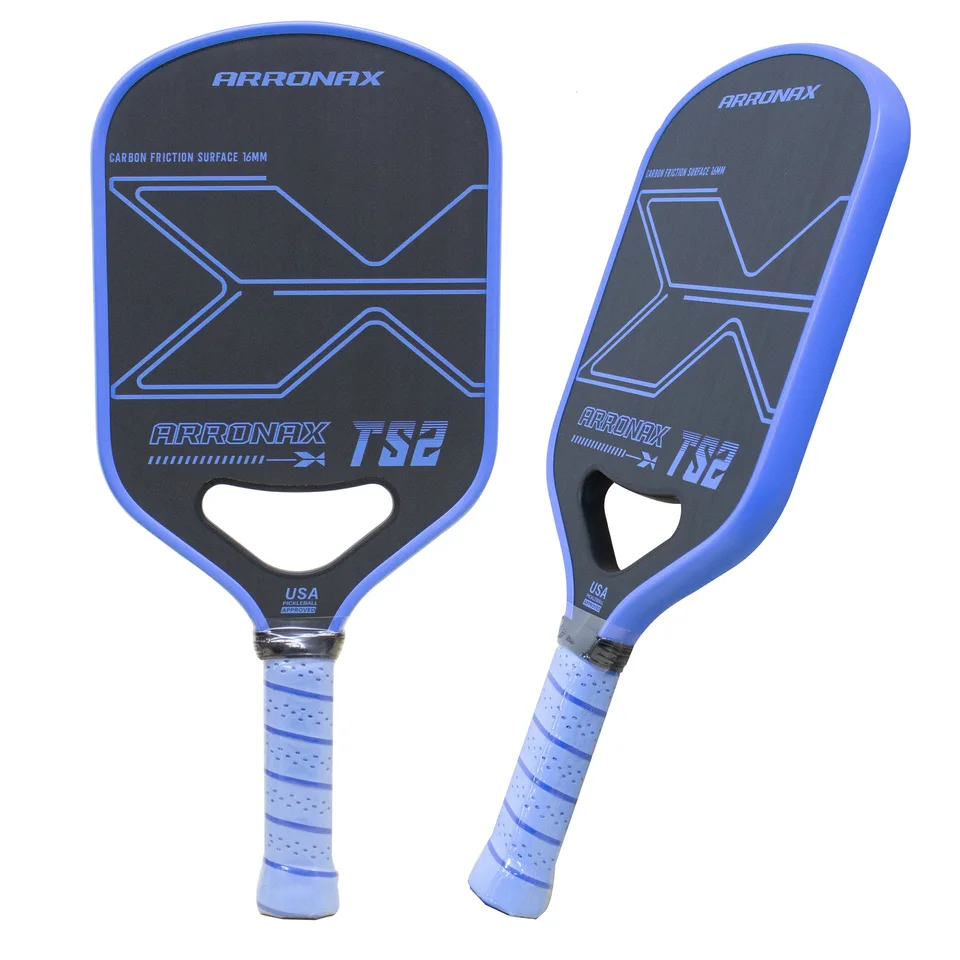 Prispôsobiť pickleballové pádla Rakety PP Honeycomb Core Rough Surface Carbon Pickleball Paddle pre začiatočníkov pokročilých hráčov