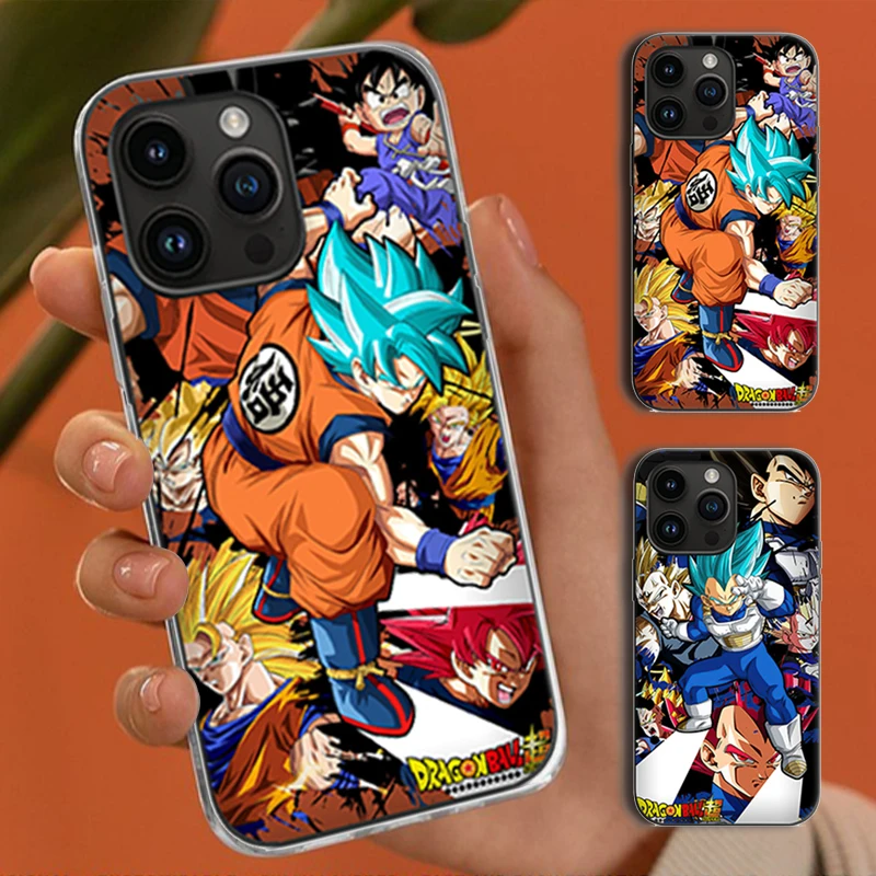 Prispôsobte Dragon Ball Vegeta/Goku 3D Pase Pase Creative Phone Create Phone Darček pre iPhone, Samsung ,, Xiaomi/Redmi, atď.