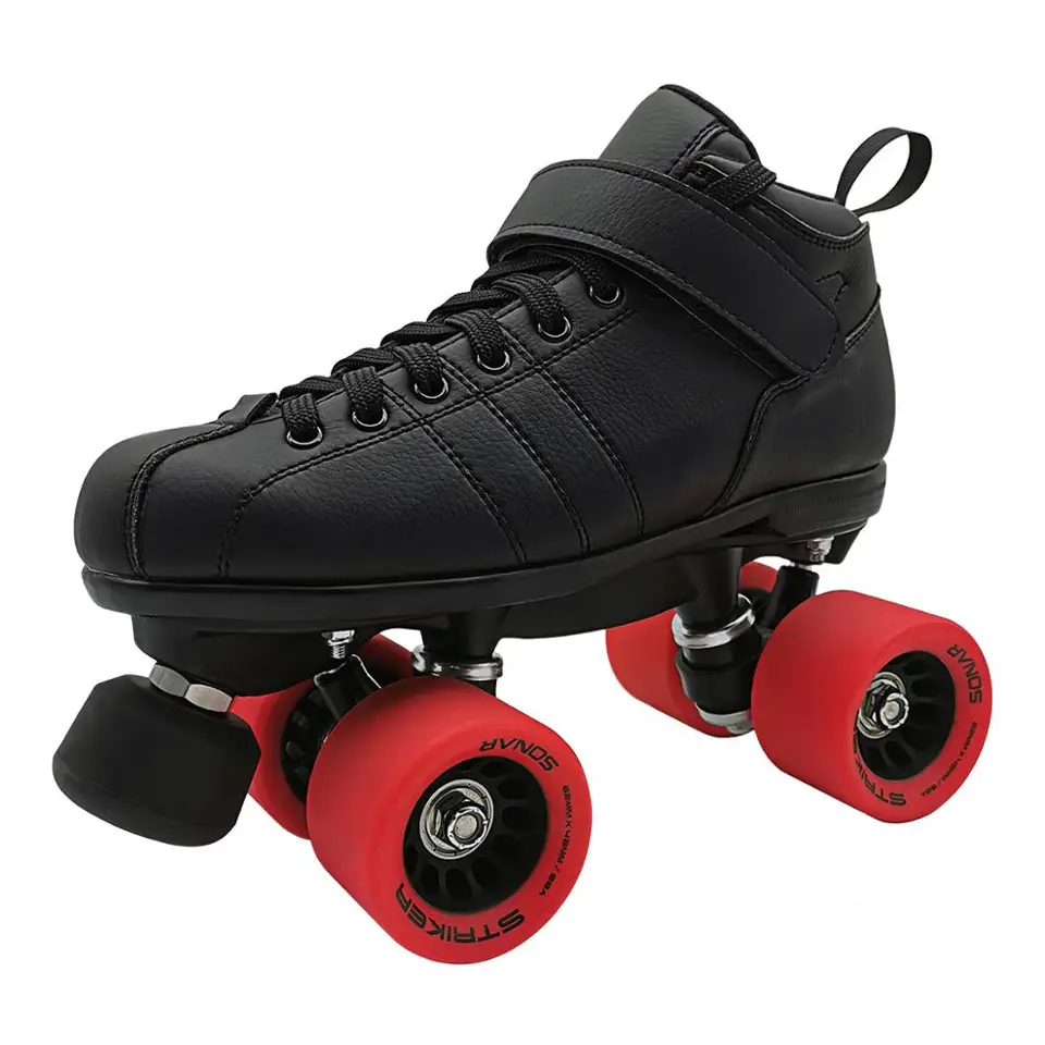 Prispôsobte OEM Roller Derby Skate Professional Pains Vysoko kvalitné 4 kolesové koleso blikajúce valčekové korčule