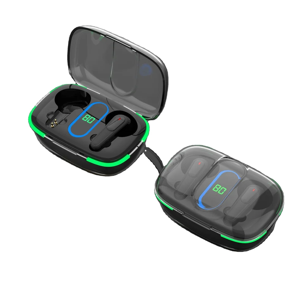 Pro 70 Mini Button Ovládanie slúchadiel Hifi stereofónny duálny mikrofón V5.3 Skutočné slúchadlá s bezdrôtovým nabíjacím puzdrom