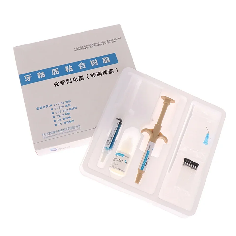 Pro Dentálna ortodontická držiak lepidlá zuby smaltované Light Earing Let Let Glue Self Cure Živ