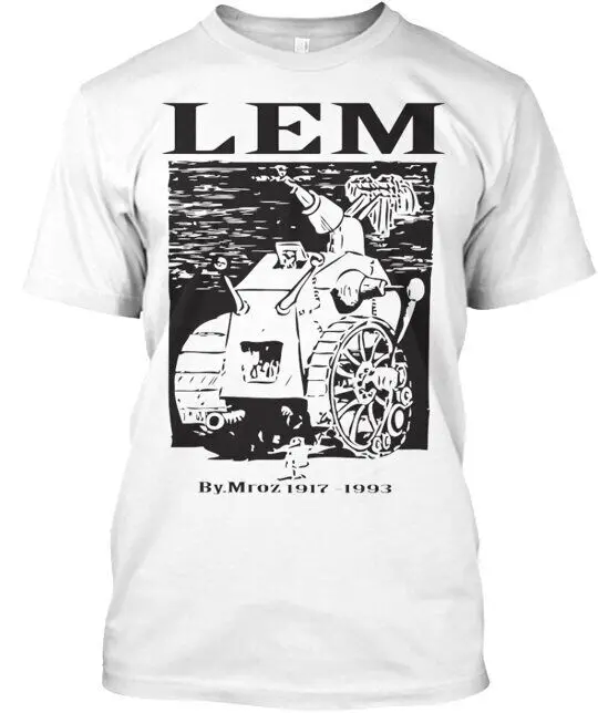 Pro Memoria Stanislaw LEM Tričko vyrobené v USA anime odev Clothing Cotton Short Sleeanime Grafické tričká pre mužov