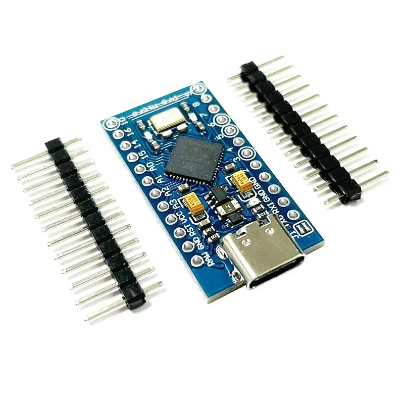 Pro Micro Atmega32U4 5V 16MHz Vymeňte Atmega328 pre Arduino Type-C s 2-riadkovou hlavičkou pre Leonardo Mini USB PRO