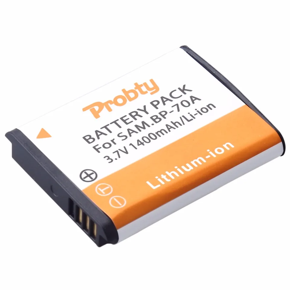 Probty BP-70A BP70A batéria pre Samsung ST90 ST95 ST100 ST150F ST700 ST6500 SL50 SL600 SL605 SL630 WB30F WB35F WB50F ES70 ES80
