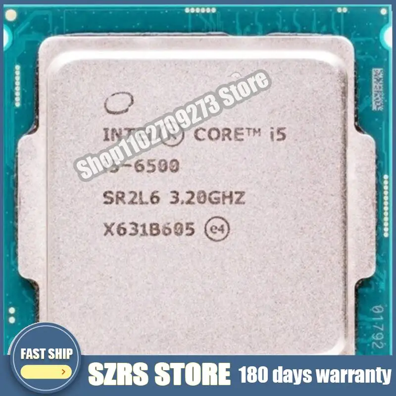 Processeur int@l jadro i5 6500 3,2 GHz d'Compication, façades Core, Filetage 65W 6M, LGA 1151 Test OK