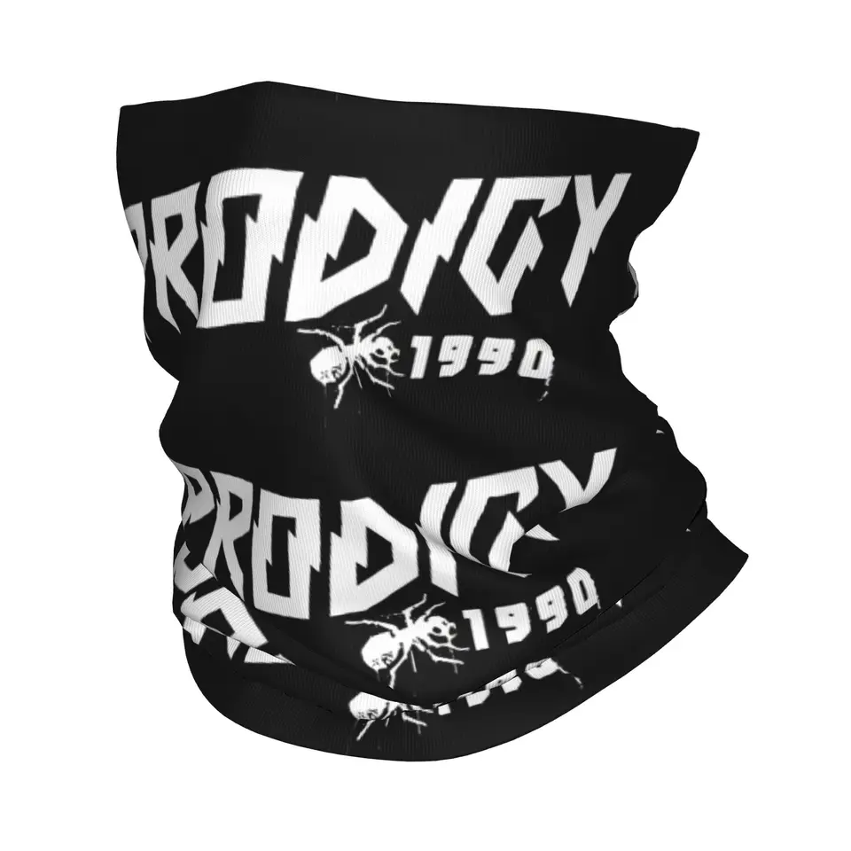 Prodigy Techno Harcore Music 90. rokov Bandana Neck Gaiter Tlačená tvár šál Viacúčelová čela