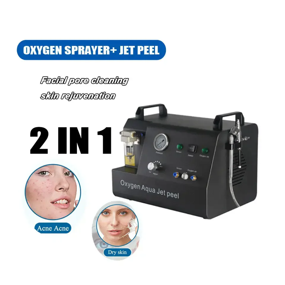 Profesionál 2 v 1 Jet Peel Oxygen Stregment Pigment Demontáž celé telo Používajte kúpeľný stroj na trysk