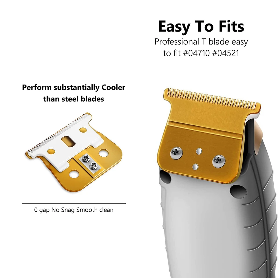 Profesionálna náhradná súprava Blade pre Andis T Outliner Trimmer #04710 #04521 #04775 #04850 #04575 #04555 #04945