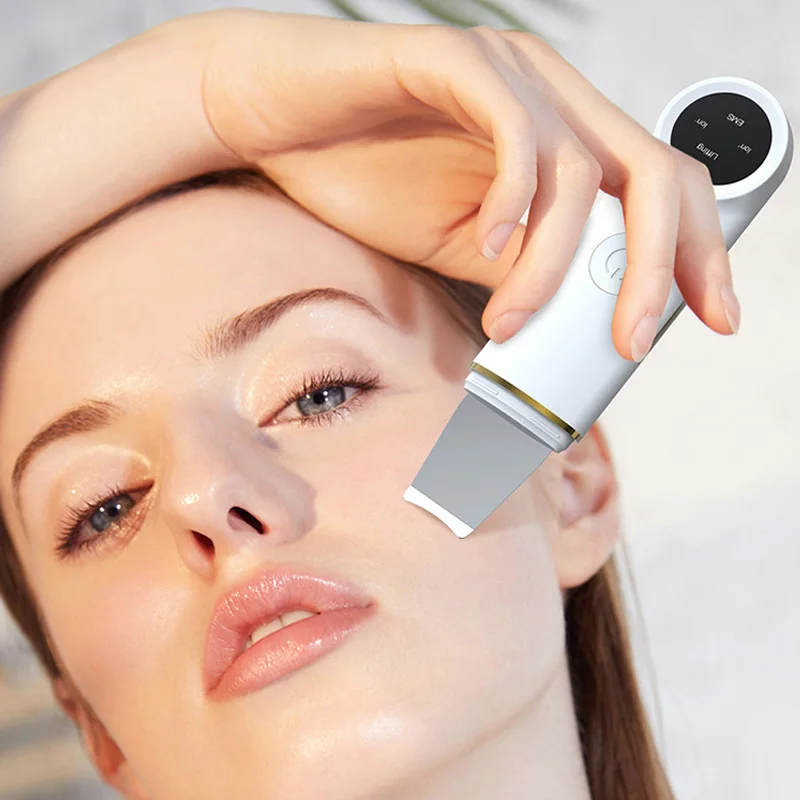 Profesionálne elektrické nabíjanie Exfoliating iónovej masáže pokožky prander Vibrácie starostlivosť o tvár kozmetické kozmetické zariadenie koža pračka