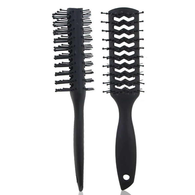 Profesionálne kaderníctvo Salón Salon Straight Curly Combs Ant-Static Blowing Curling DIY Barbershop Styling Tools Príslušenstvo