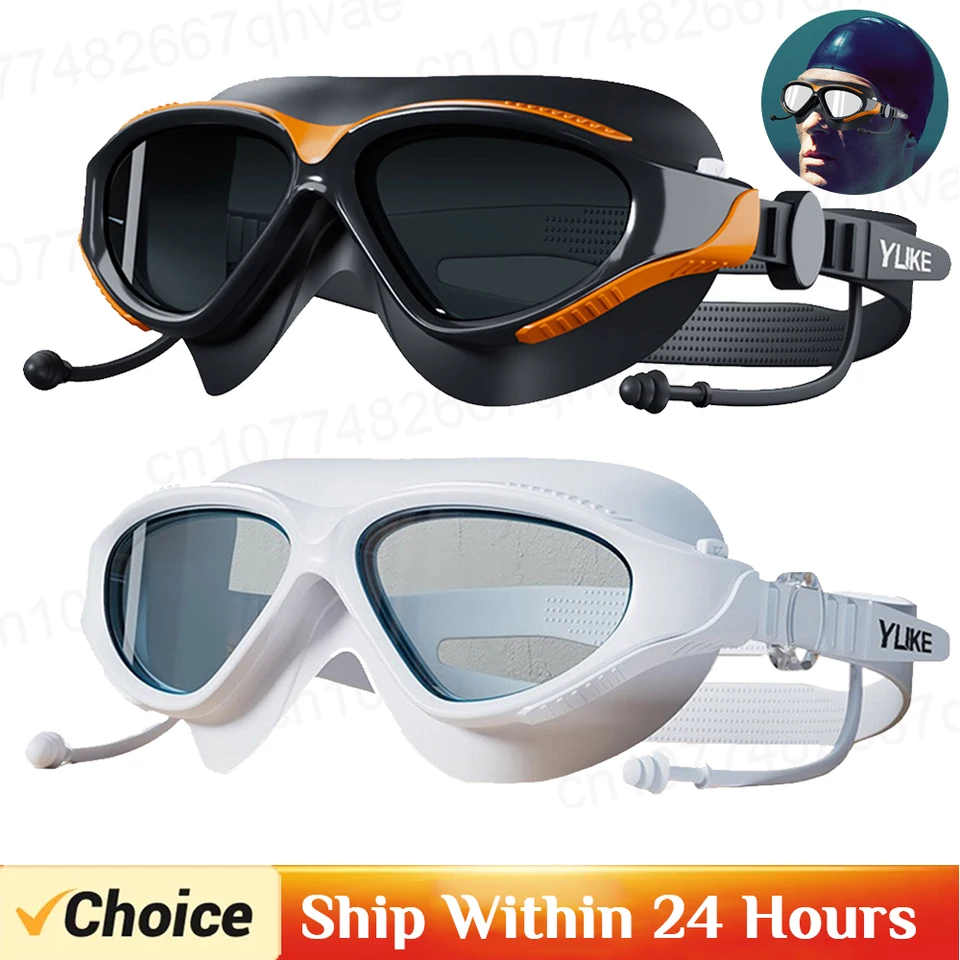 Profesionálne plávanie Goggles HD nepremokavá proti hmlovej kremíkovej kúpanie vodné pretekárske preteky Športové vybavenie pre mužov Ženy