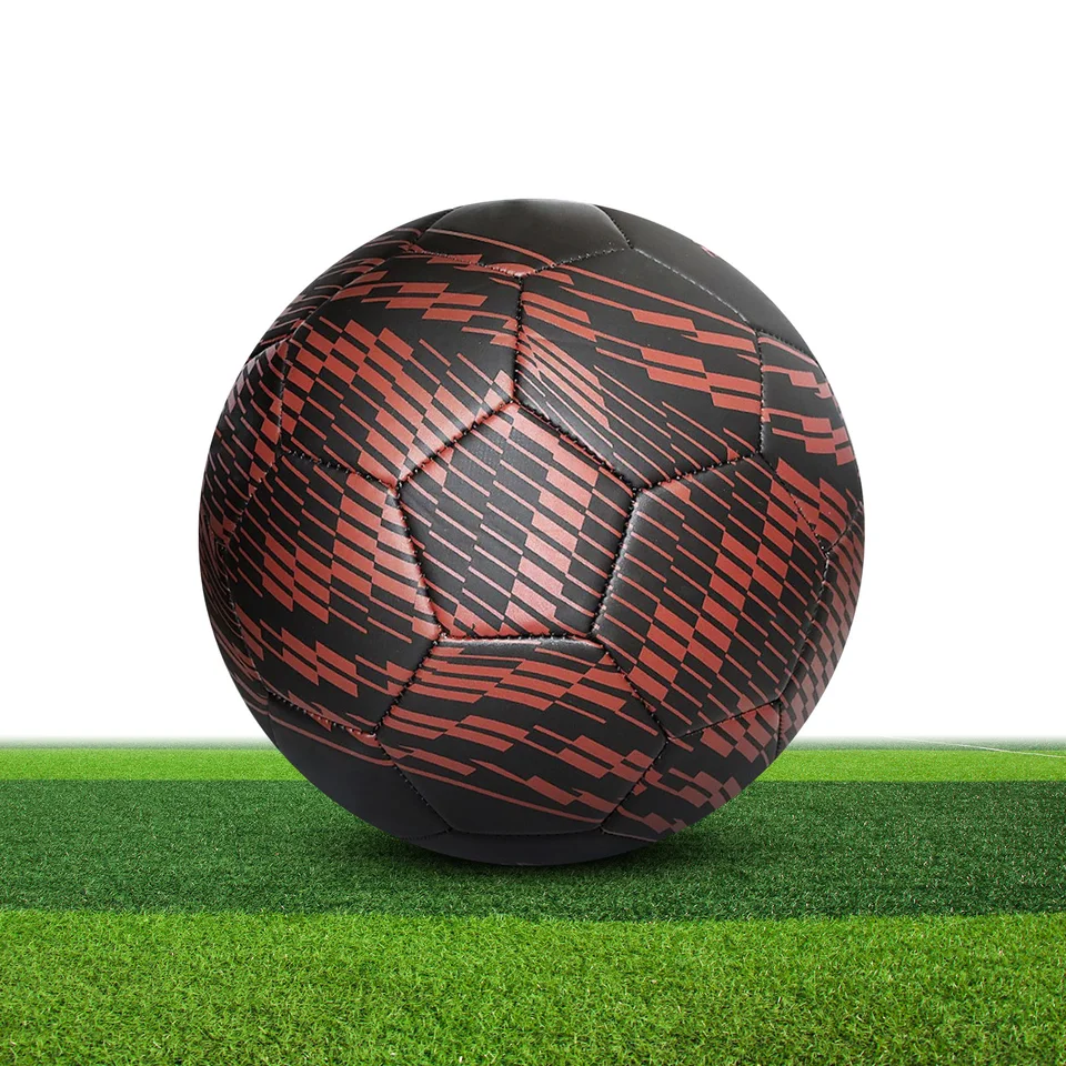 Profesionálne PU kožené strojové šité futbalové lopty súťaž futbalové gule tlakové dôkazy veľkosť 5 4 tréning futbal