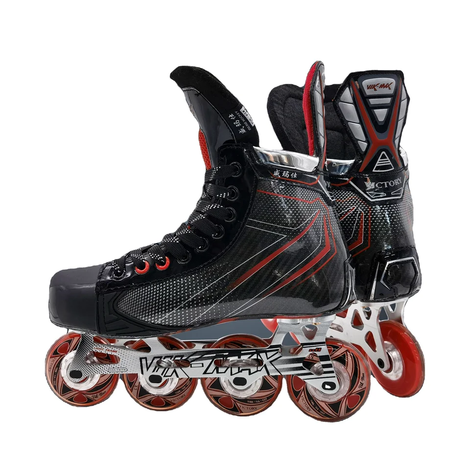 Profesionálne ultralight PVC kožené kožené hokejové korčule Inline hokejové topánky