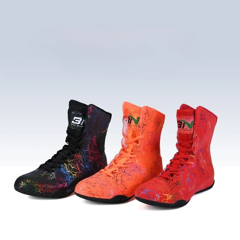 Profesionálne wrestling topánky Men Dámske Špičkové vlastné telocvičňové topánky Boys Light Weight Boxing Shoe Unisex Designer Fighting Boots