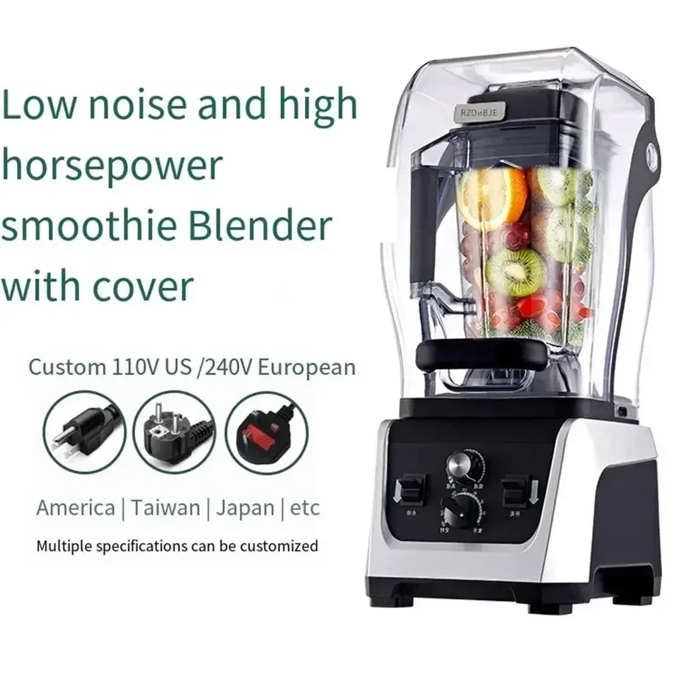 Profesionálny 5 litrový mixér doska s 2300-wattovou základňou a technológiou celkovej drvenia pre smoothies, ľad a mrazené ovocie