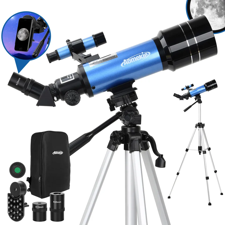 Profesionálny astronomický ďalekohľad Focal 400 mm 70 mm objektív Max 120x s vysokým mobilným držiakom TRODOD Mobile Travel tašky Dospelý darček pre deti darček