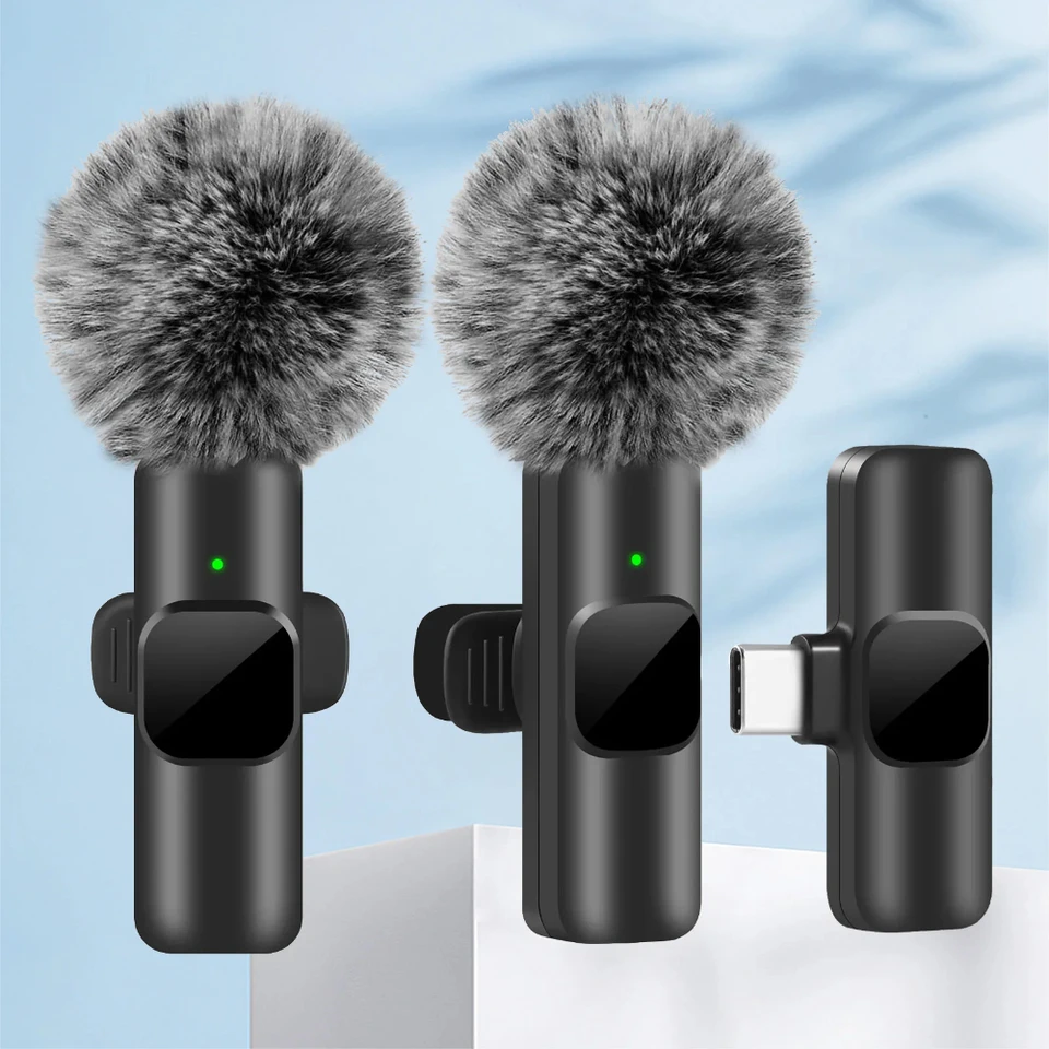 Profesionálny bezdrôtový mikrofón Lavalier pre iPad typu C iPad Android Live Broadcast Gaming Recording Rozhovor mini mikrofóny