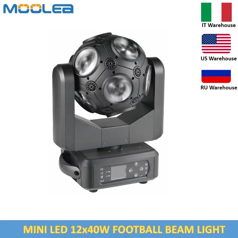 Profesionálny DJ Disco Ball Lights LED lúč Strobe 3in1 pohybujúce sa hlava Futbalové svetlo DMX Nightclub Party Show Show Svetlo