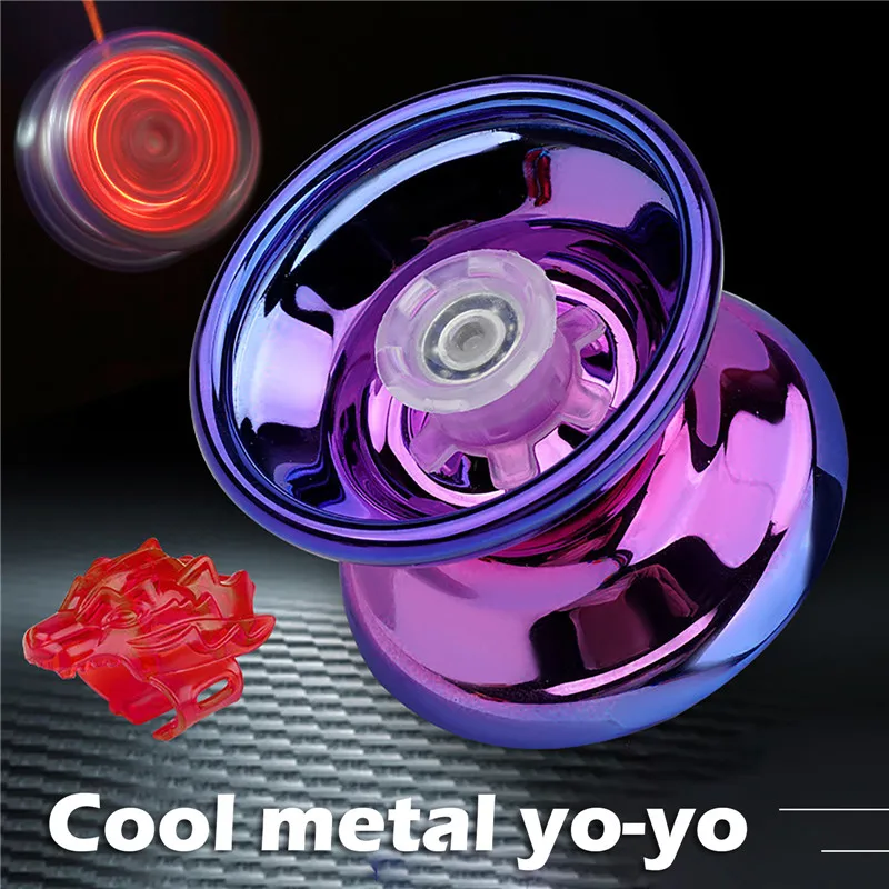 Profesionálny hliníkový kov Yoyo pre deti a začiatočníci kovové yo-yos pre deti s výkyvmi outdoor hračiek