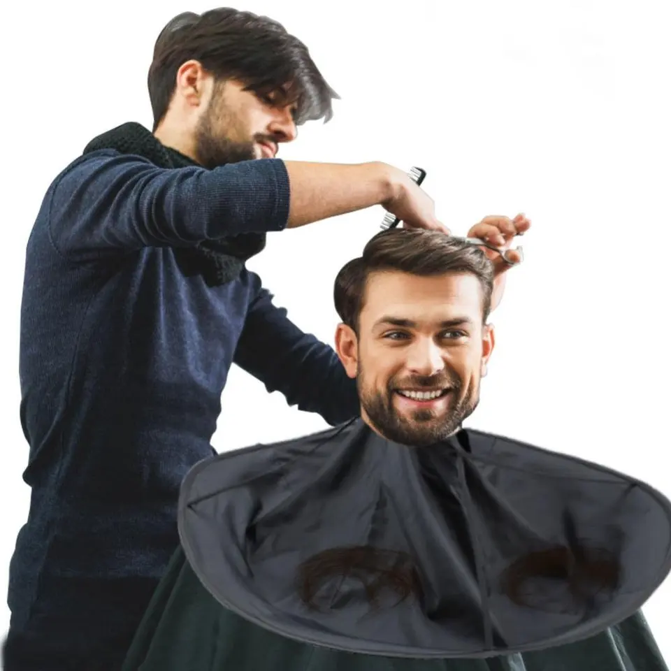 Profesionálny holičský plášť skladací dáždnik na strihanie vlasov Cape vodotesná strihová zástera Domáce kaderníctvo DIY Tools