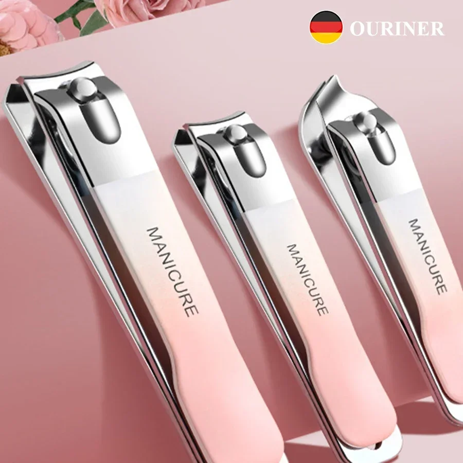 Profesionálny klincový strih z nehrdzavejúcej ocele Finger Clipper Clipper manikúru nechty pre mužov prenosný manikúra