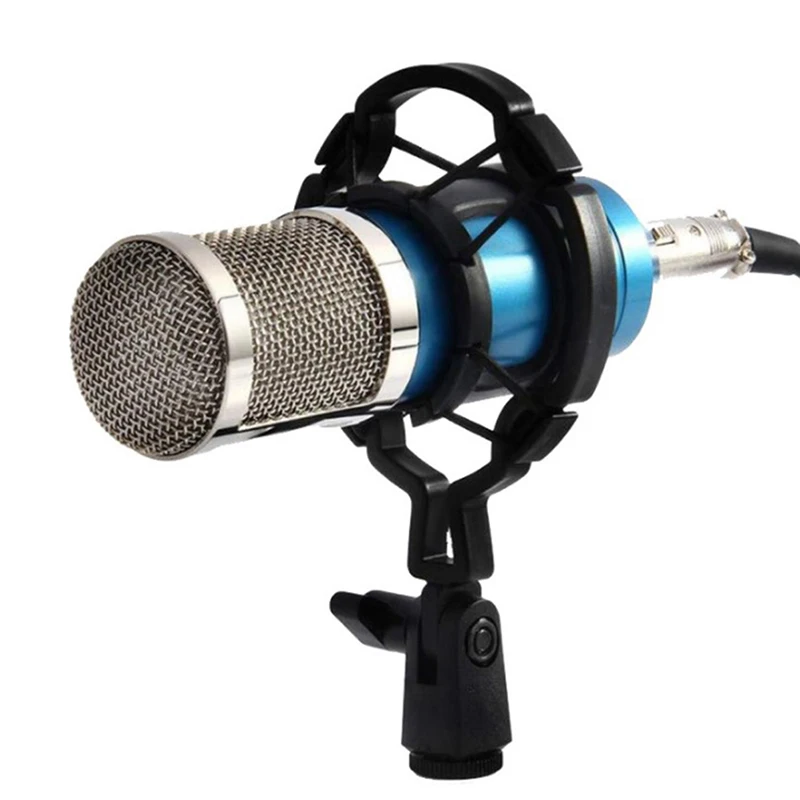 Profesionálny kondenzátor mikrofón Mic Shock Mount Držiteľ Universal Studio nahrávacia konzola pre veľké klip Mic Mic Black Black