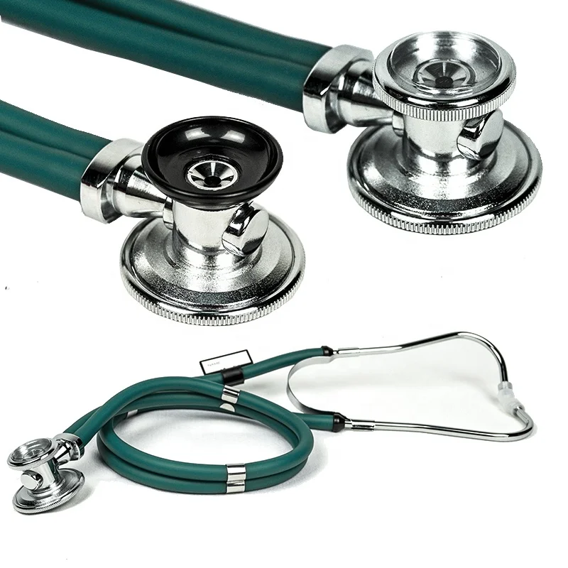 Profesionálny lekársky stetoskop kardiológia Stethoskop Equipment Veterinary Nurs Single Rúrka/dvojitá trubica estetoscopio