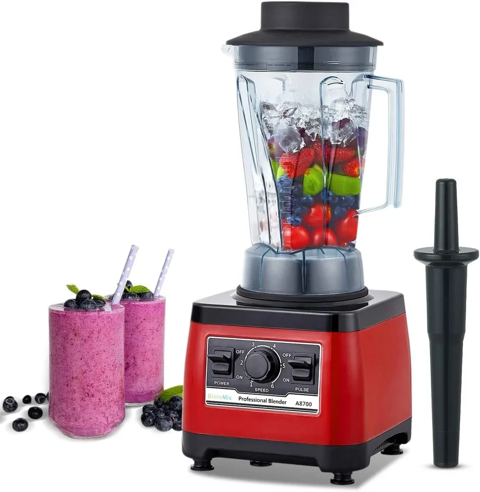 Profesionálny mixér s ťažkým výkonom, vrchol 2200W komerčného barového mixéra s kontajnerom 70oz pre chvenie, smoothies, drvenie ľadu