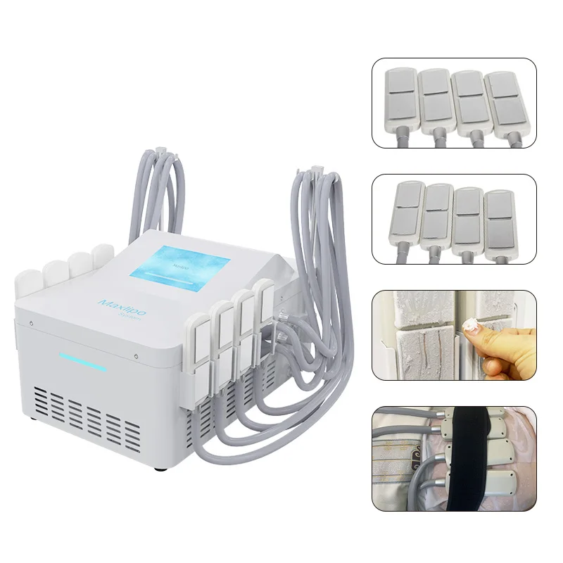 Profesionálny stroj na chudnutie na odstránenie tuku 8 kryo vankúšiky Cold EMS Body Scharping Criolipolisis Equipment