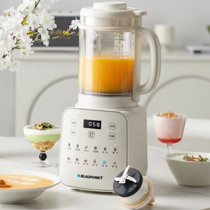 Profesionálny vysokorýchlostný mixér s odnímateľným pohárom dvojvrstvový dizajn s nízkym hlukom 49 dB smoothies šťavy a sójové mlieko 220V