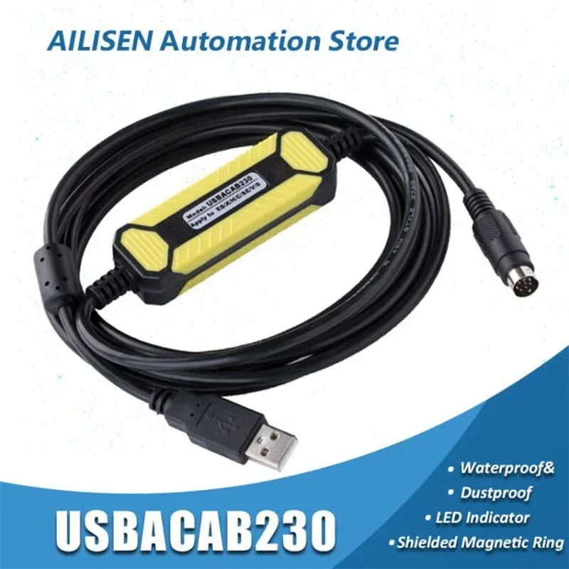 Programovací kábel USBACAB230 pre adaptér DELTA DVP PLC USB-DVP RS232