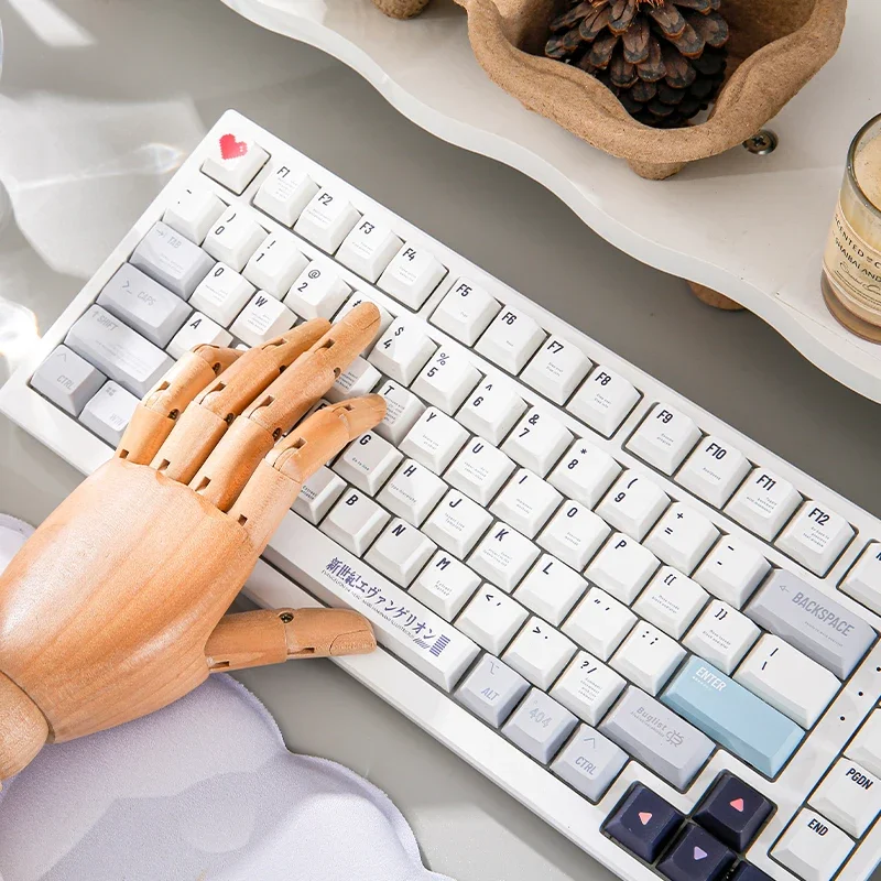Programátor Keycaps Simple Original výška PBT Minimalistická biela adaptácia ATK Mechanická klávesnica Rainy75 Tarantula F87