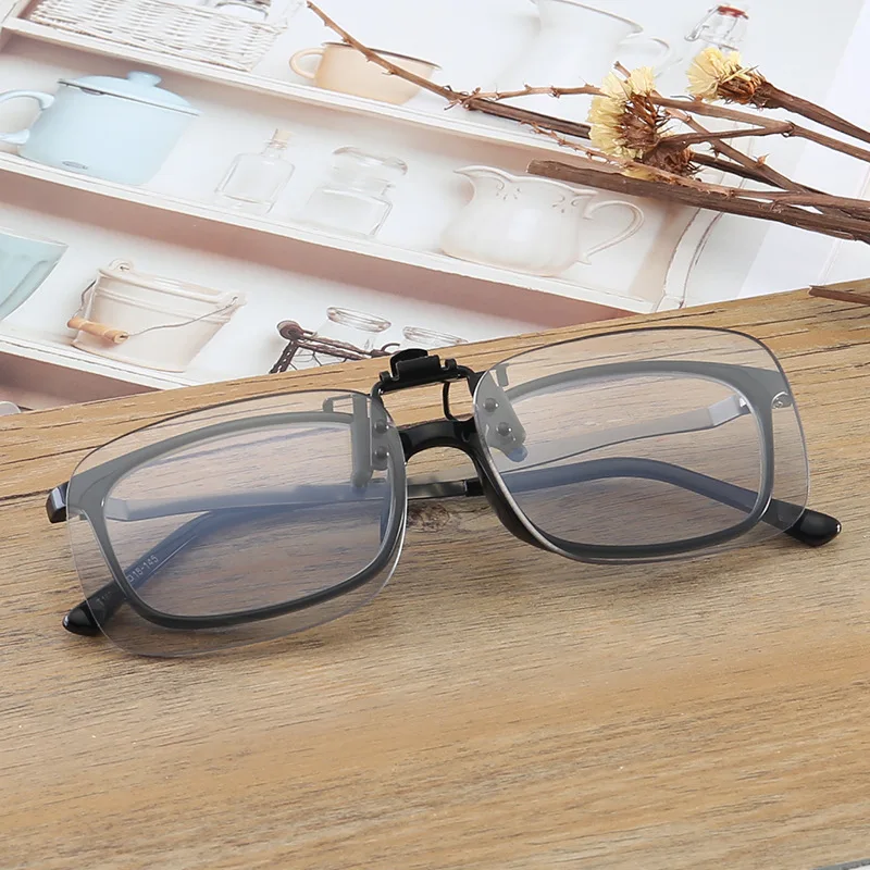 Progresívne multifokálne klipové šošovky pre ďaleko aj blízko používajte okuliare Presbyopia Intelligent Automatic Zoom Anti Blue Light