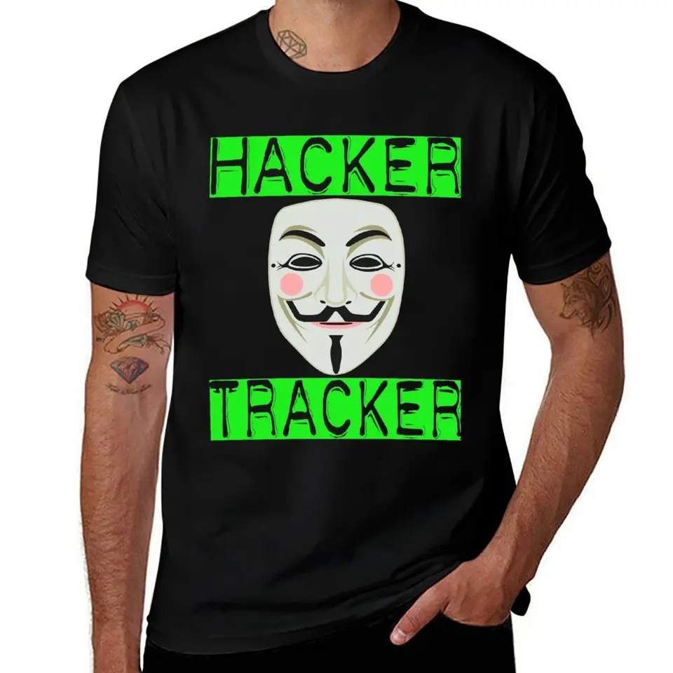 Projekt Anonymous Mask Project Zorgo PZ1 Game Master Darček Hacker Tracker T-Shirt Graphics Grafické odpaliská Čierne tričká pre mužov