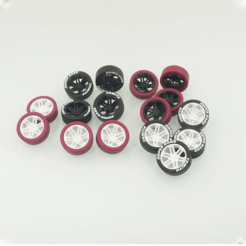 Projekt D Mini 4WD Racing Car Carbon Wheels Gaoon/Super Hard Pneule Stredne veľkosti