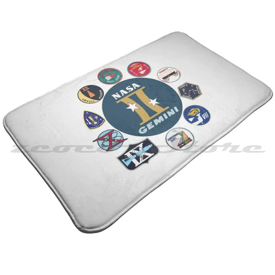 Projekt Gemini Composite Patch Carpet Water Absorbuje nekĺzanie dverí rohož Apollo Project Project projekt projekt projekt Gemini Project Apollo