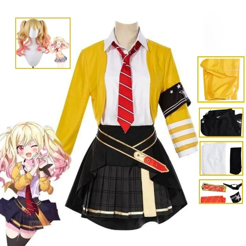 Projekt sekai farebná pódium feat saki tenma cosplay roztomilé dievčenské oblečenie Anime oblečenie Halloween karnevalová rola hraním uniformy