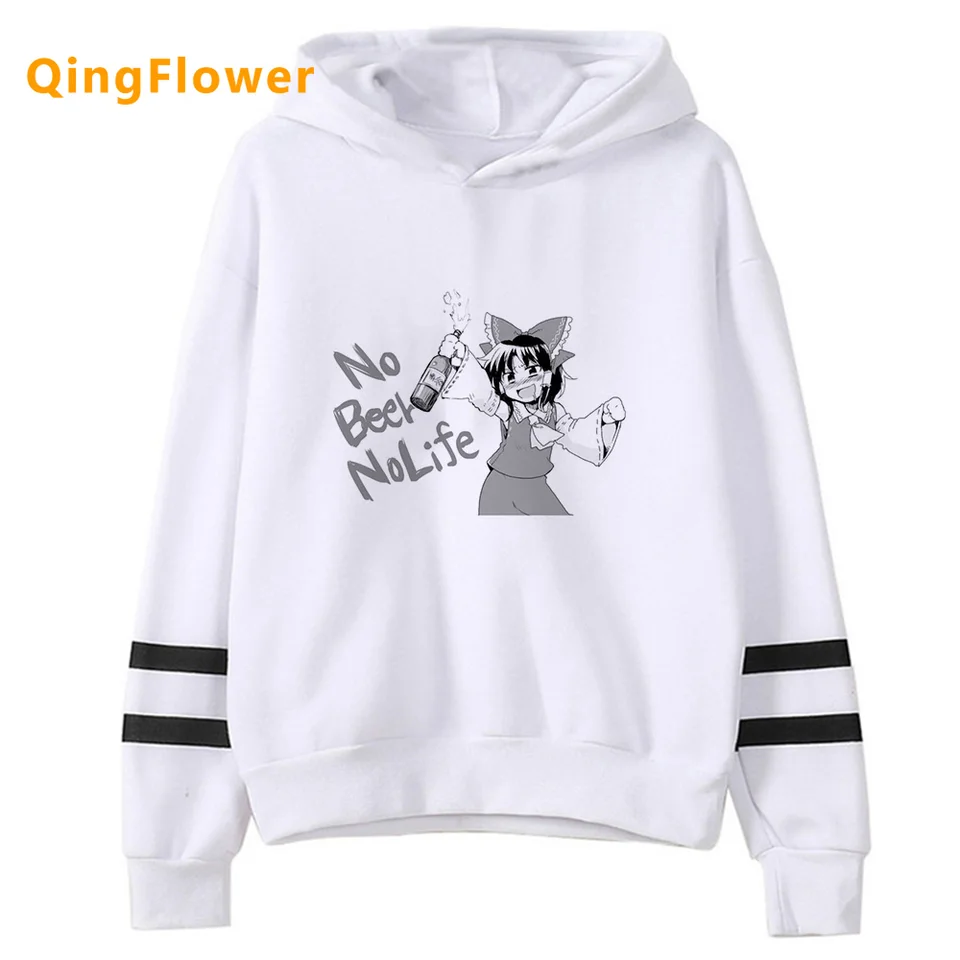 Projekt Touhou Reimu Hakurei Hoodies Ženy Kawaii Funny Streetwear Kórejský štýl Pulls Women Streetwear s kapucňou s kapucňou